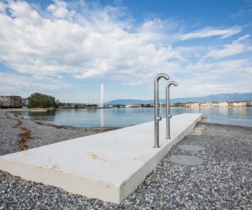 Plage publique des Eaux-Vives